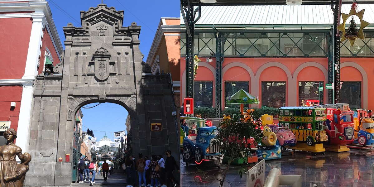 Este era el edificio que existía donde hoy está Plaza Victoria