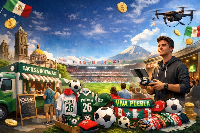 Mundial 2026: negocios que puedes emprender en Puebla para aprovechar este evento internacional