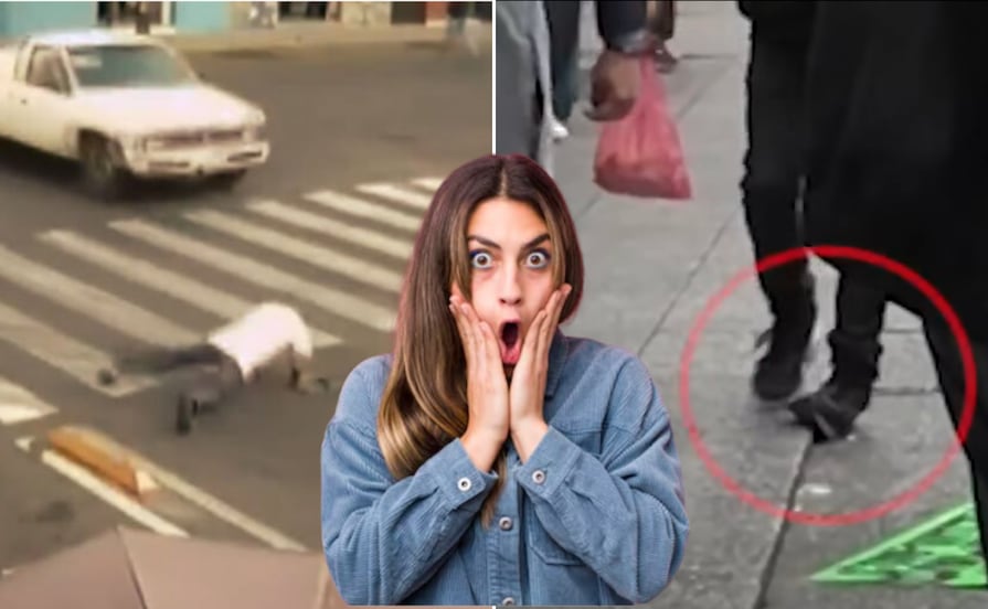 VIDEO Adiós ciclovía maldita de Puebla, hola banqueta esguinzadora de la CDMX