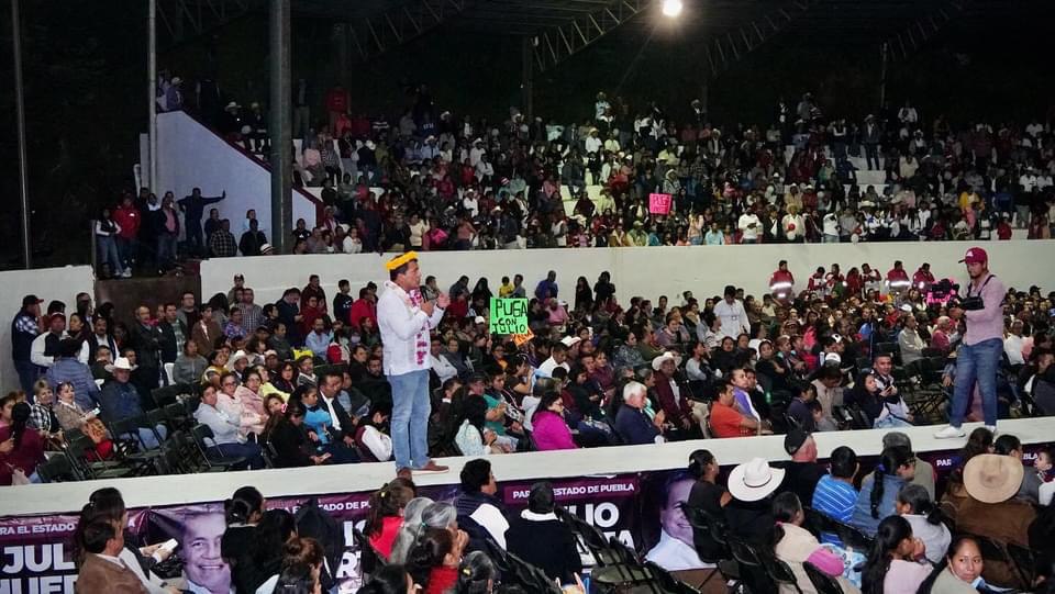Julio Huerta recorrió cinco municipios el fin de semana | Fotos Especiales para El Universal Puebla