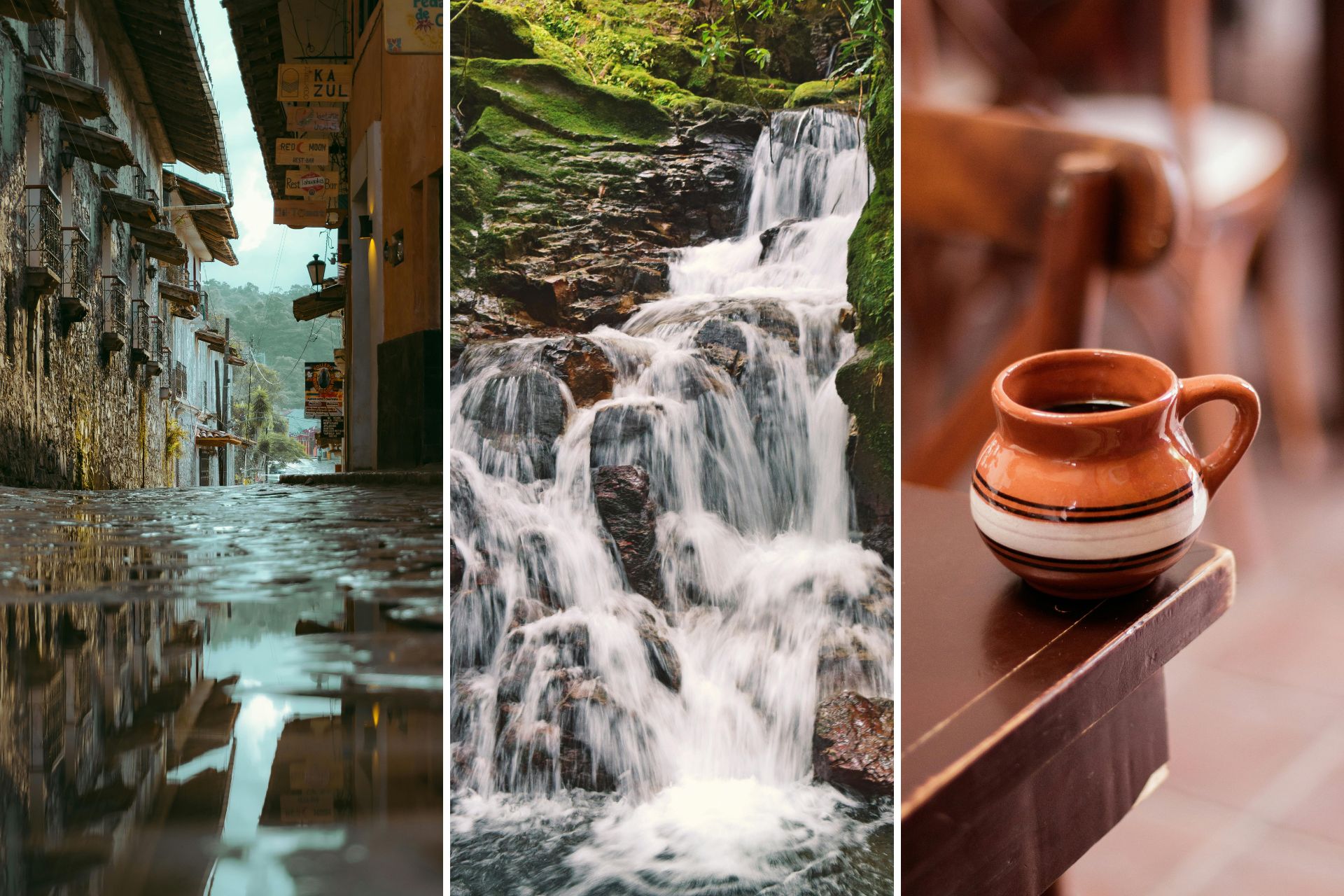 Pueblo Mágico de Puebla con cultivos de café y cascadas para visitar un fin de semana
