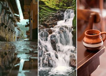 Pueblo Mágico de Puebla con cultivos de café y cascadas para visitar un fin de semana