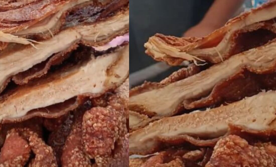Chicharrón carnudo / Foto Captura Ayuntamiento de Tepeaca