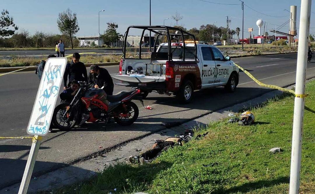 Muere joven motociclista tras accidentarse en el Periférico Ecológico