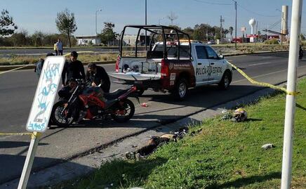Muere joven motociclista tras accidentarse en el Periférico Ecológico