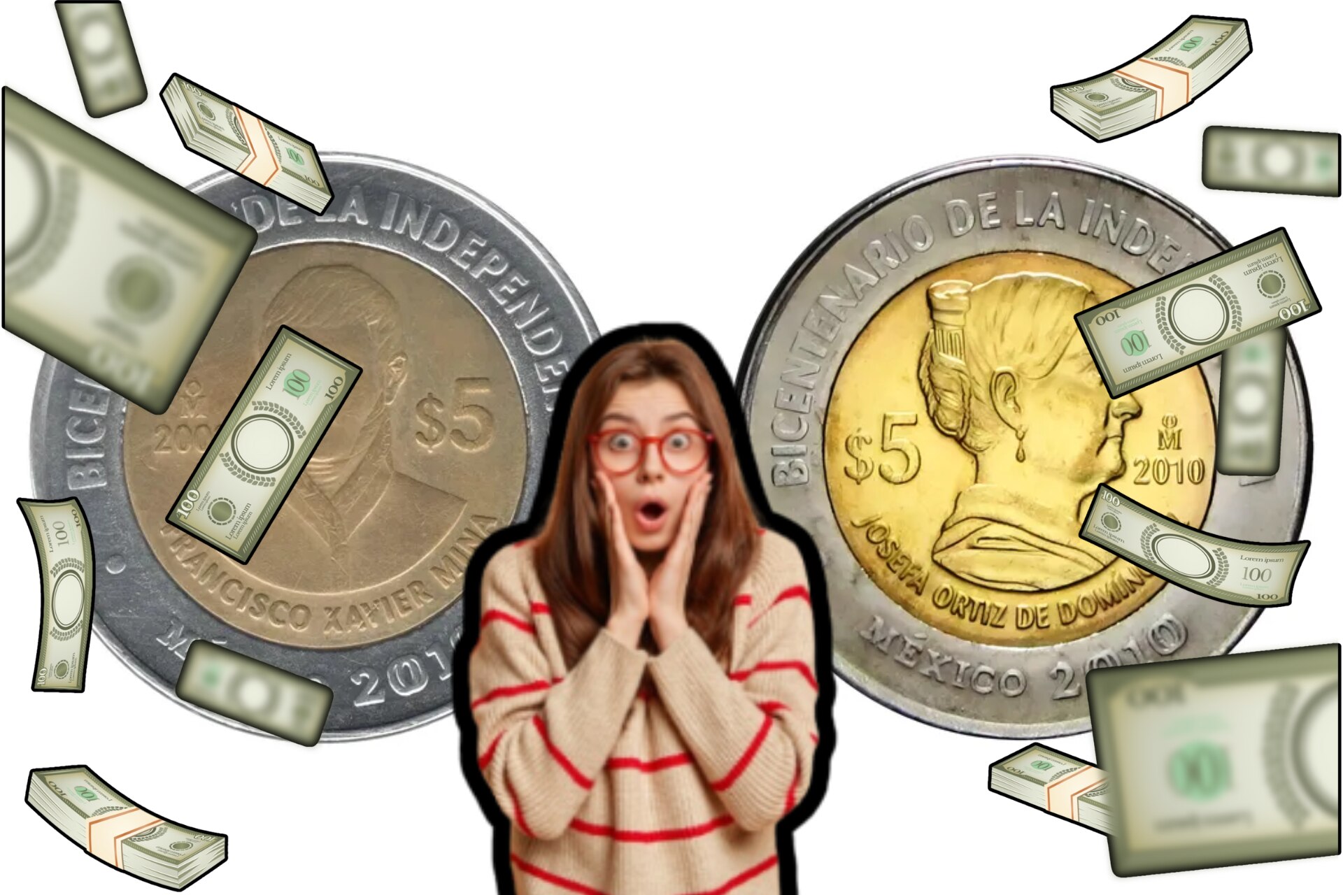 Moneda de $5 del Bicentenario podría valer hasta 120 mil pesos: revisa si tienes una