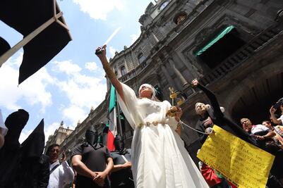 Puebla se suma a la marcha nacional contra la reforma al Poder Judicial
