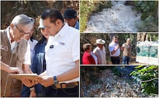 Armenta supervisa proyecto de rescate del río Nexapa 