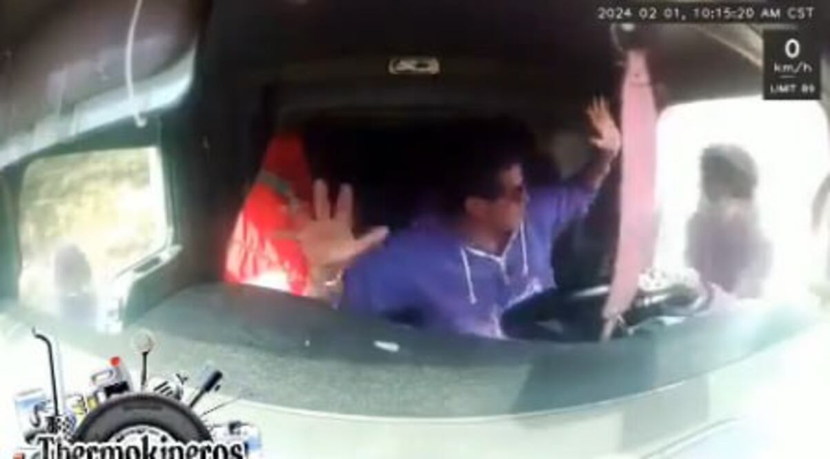 Tres sujetos asaltaron con violencia a un trailero | Foto: Captura Thermokineros de Corazón