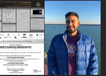Estudiante de la UDLAP logra destacada participación en concurso nacional de física