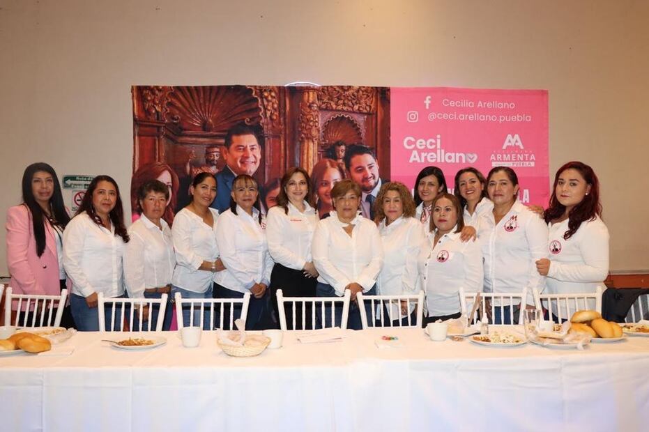 Ceci Arellano se reunió con mujeres de diversas regiones del estado | Fotos Especiales para El Universal Puebla