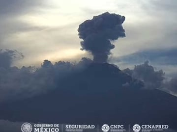 Volcán Popocatépetl mantiene actividad permanente