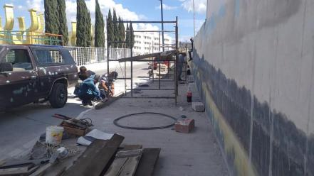 Luz del Mundo amuralla santuario en Amozoc 