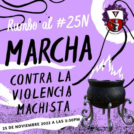 Marcha feminista Puebla 25N 2022. ¿A qué hora inicia la protesta del Día Naranja?