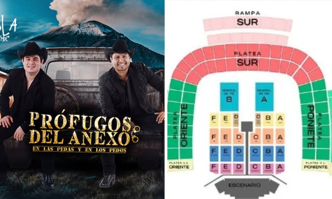 Prófugos del Anexo, con Julión Álvarez y Alfredo Olivas, está próximo a realizarse en Puebla / Foto: TicketCity