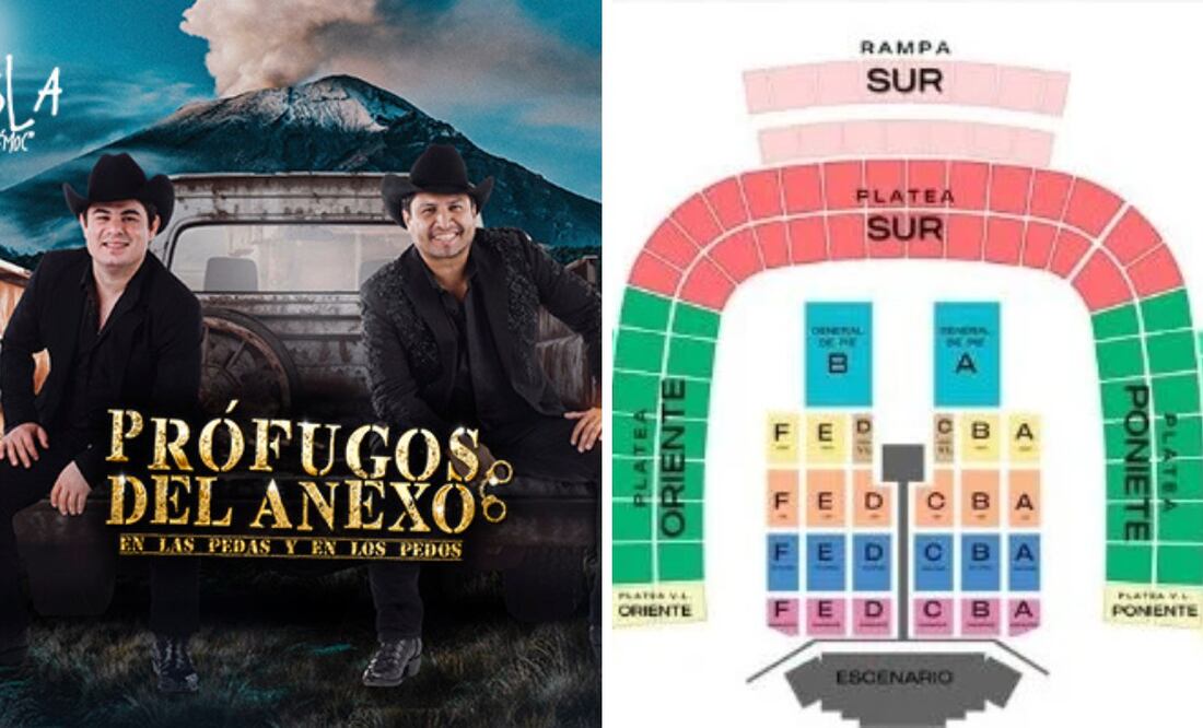 Prófugos del Anexo, con Julión Álvarez y Alfredo Olivas, está próximo a realizarse en Puebla / Foto: TicketCity