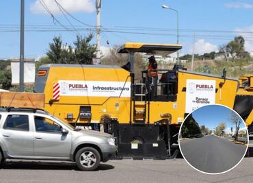 Gobierno de Puebla reconstruye vialidades en tiempo récord