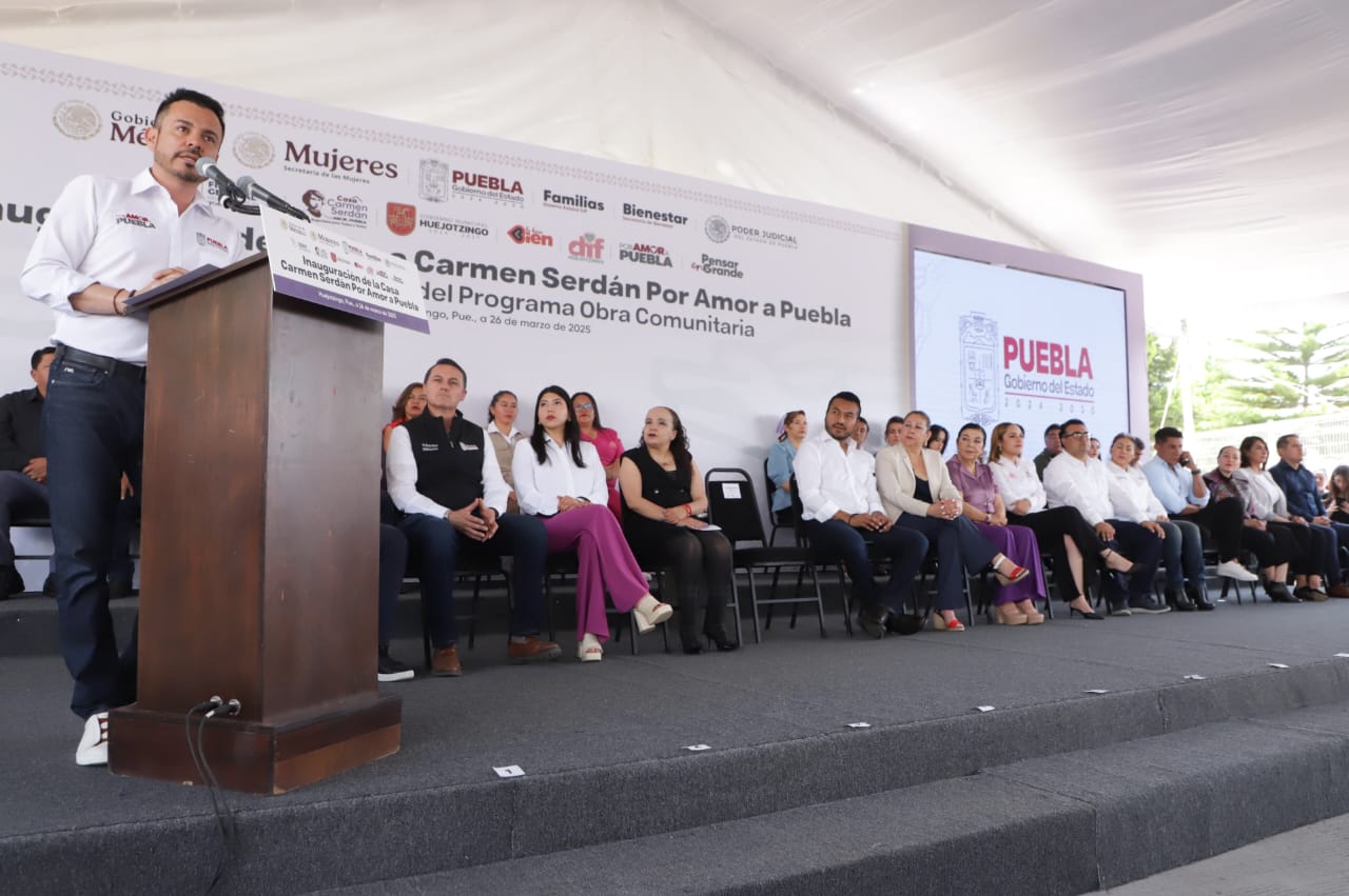Con 15 Casas Carmen Serdán, Gobierno del Estado cumple con protección a poblanas