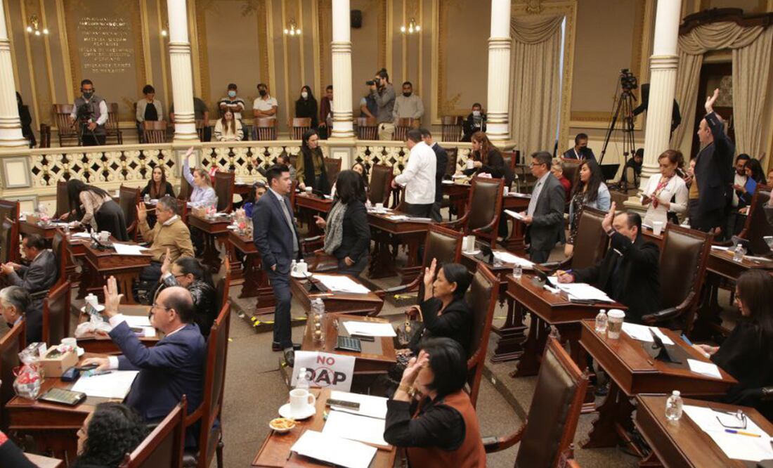 En 2022 hubo diputados locales que no presentaron ningún punto de acuerdo para mejorar problemas de su municipio | Foto: Agencia Es Imagen para El Universal Puebla