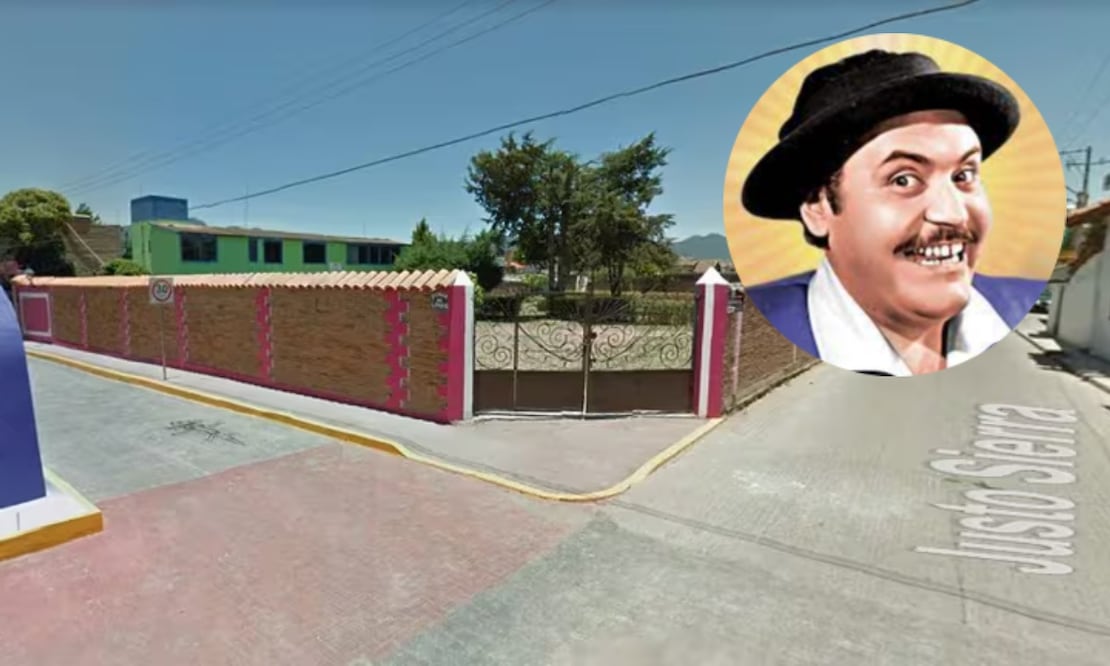 Así se ve la casa donde nació Capulina en Puebla | Foto: Producción El Universal