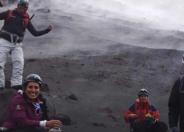 Muere una alpinista y otro resulta herido por escalar el Popocatépetl