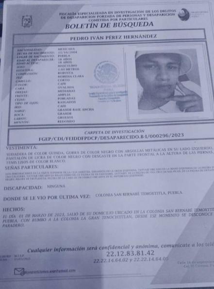 Cadáver hallado en la Cleotilde Torres, era de joven desaparecido 
