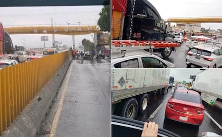 Autopista México-Puebla hoy: manifestantes bloquean ambos sentidos
