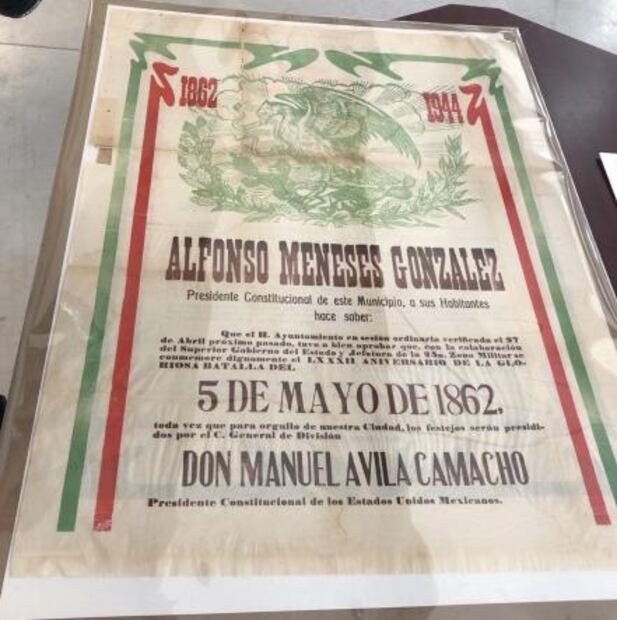 Bandos del 5 de Mayo son rescatados en el Archivo General Municipal