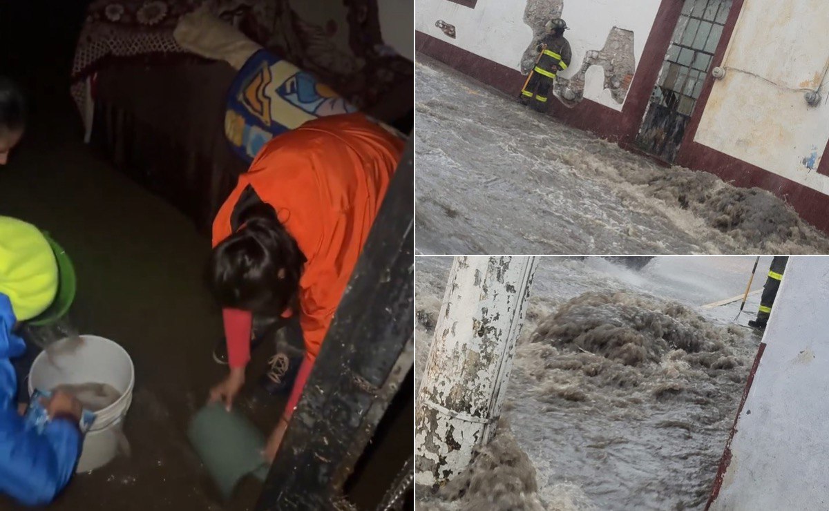 Tromba en Atlixco deja daños en 70 viviendas e invernaderos