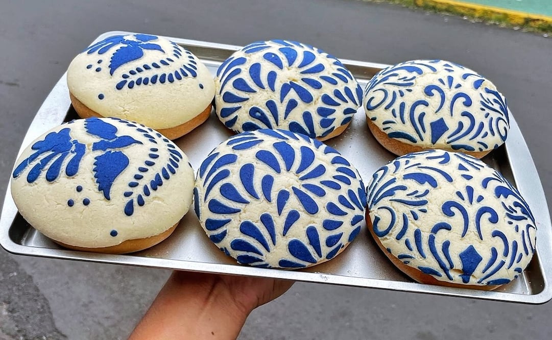 Descubre la Talaveraconcha, el pan dulce artesanal inspirado en la talavera. Historia, creador, precios y cómo encargarlo en CDMX. Foto: Bestcake CDMX.