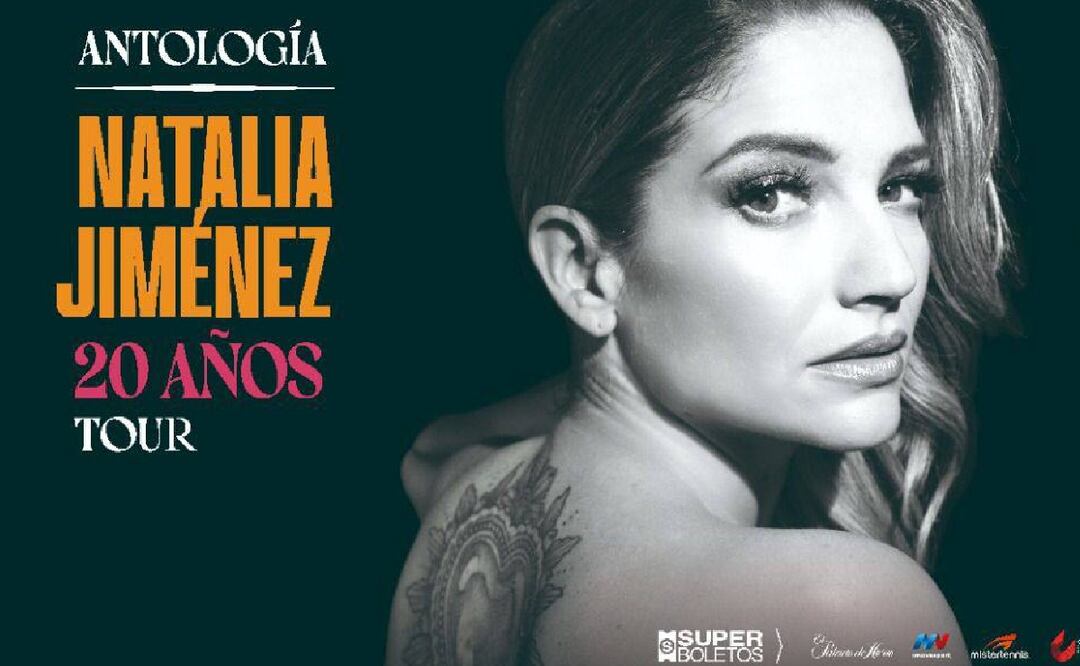 Natalia Jiménez ofrecerá un concierto a los poblanos como parte de su gira internacional “Antología 20 años Tour” | Imagen: Especial