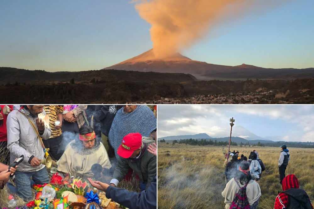 Pobladores de la región del Popocatépetl celebran cada 12 de marzo el cumpleaños de “Don Goyo” | Foto: EsImagen