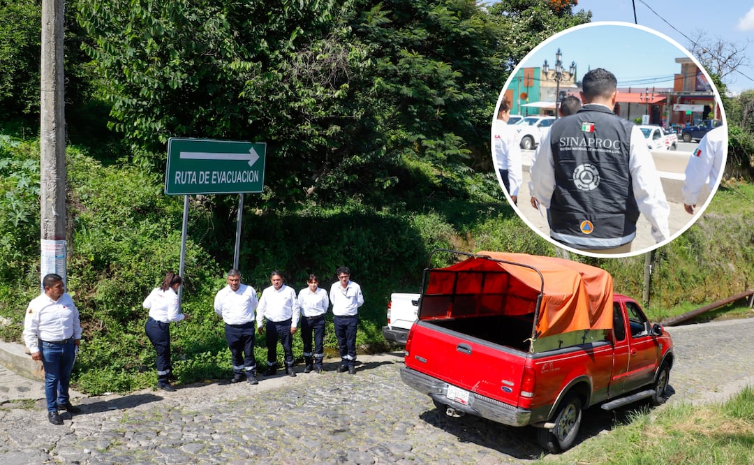 El Gobierno del Estado garantiza la seguridad de la población ante cualquier eventualidad relacionada con la actividad del volcán Popocatépetl | Foto: Gobierno del Estado.