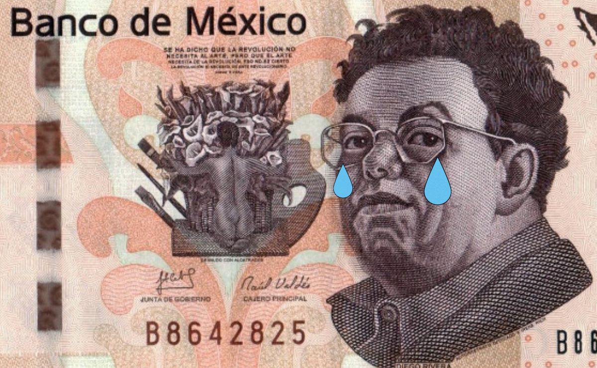 Este es uno de los billetes que dirá adiós | Foto: Canvas y Banxico