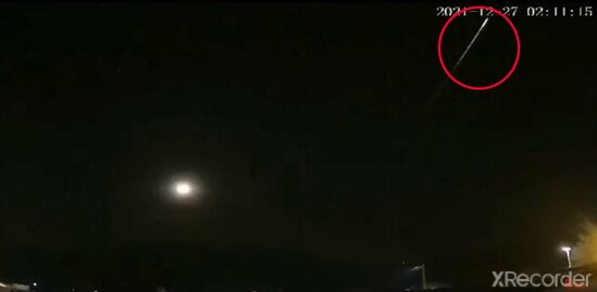 Captan estrella fugaz sobre el Iztaccíhuatl; la confunden con meteorito y con ovni