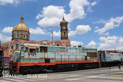 ¿Cómo llegaron los trenes al Museo Nacional de los Ferrocarriles Mexicanos?