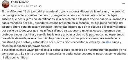 Alertan por intento de robo de niños en la primaria Héroes de la Reforma