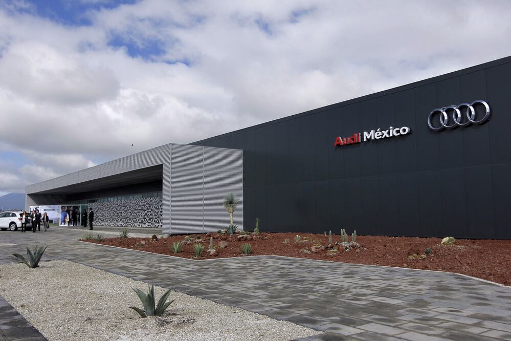 La planta de Audi México se ubica en San José Chiapa, Puebla. Foto: Cuartoscuro