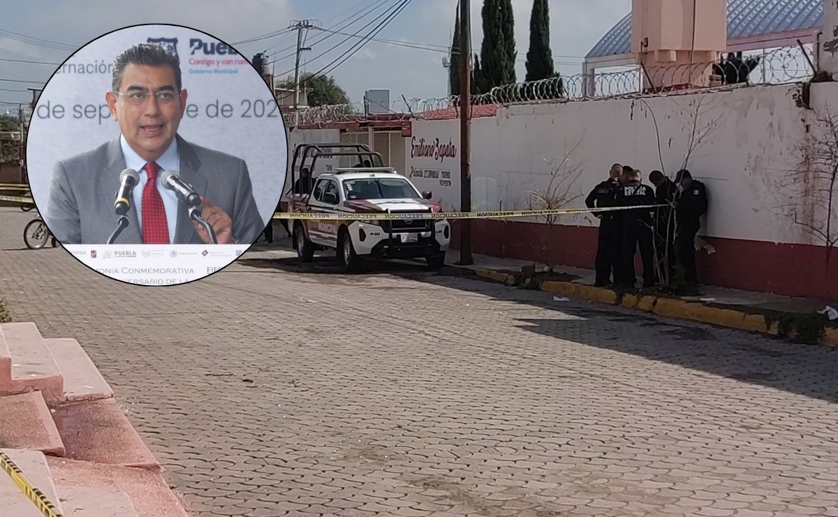 Gobernador de Puebla condena balacera en escuela primaria de Moyotzingo