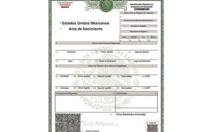 Cambio de nombre en acta de nacimiento. Así se hace