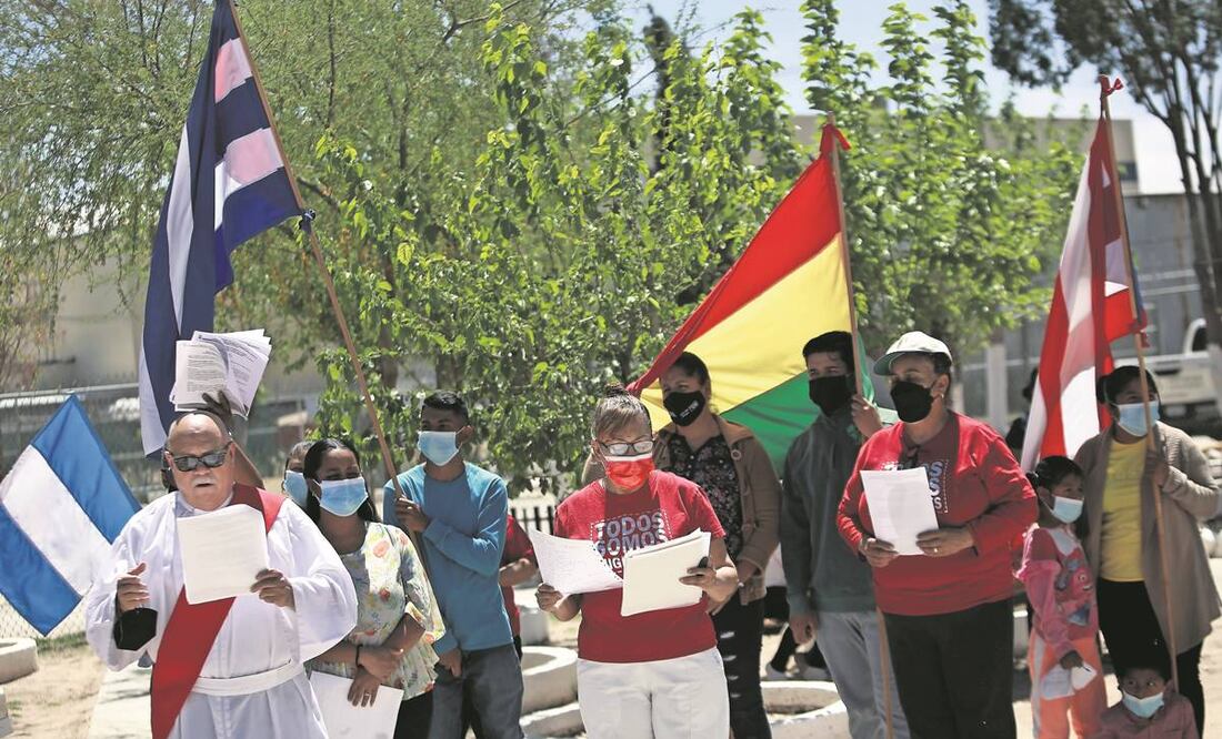 Representan migrantes la Pasión de Cristo