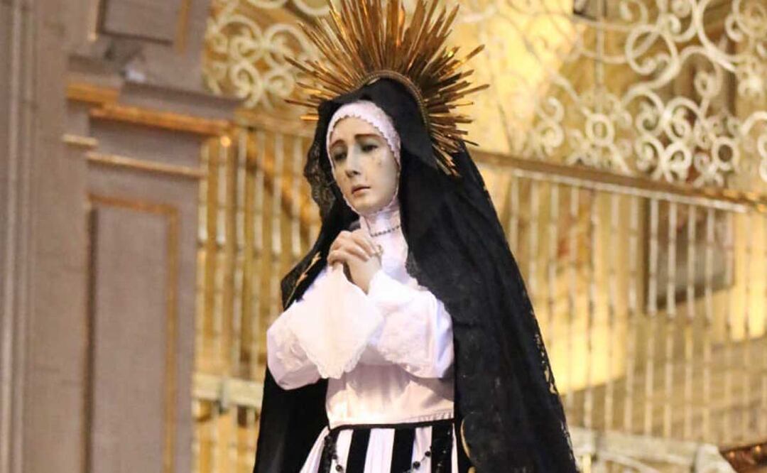 La Virgen de la Soledad es una de las imágenes más veneradas en Puebla | Foto: Redes Sociales