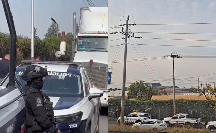 Secuestran a trailero en la autopista México-Puebla después de un intento de asalto