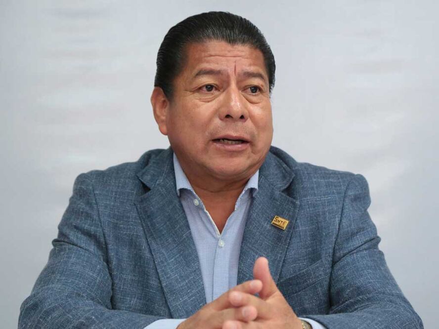 Jaime García Roque, SNTE | Foto: Agencia Es Imagen para El Universal Puebla
