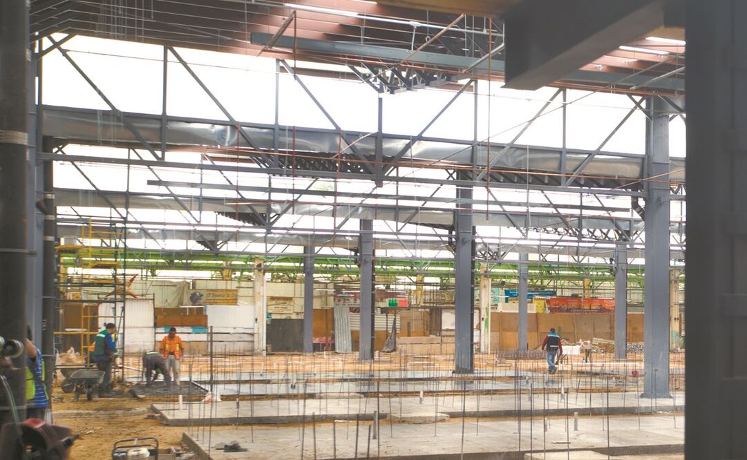 Según la Sedeco, en el Mercado de San Cosme se intervinieron 181 espacios tras el incendio de 2019. Foto: Germán Espinosa. EL UNIVERSAL