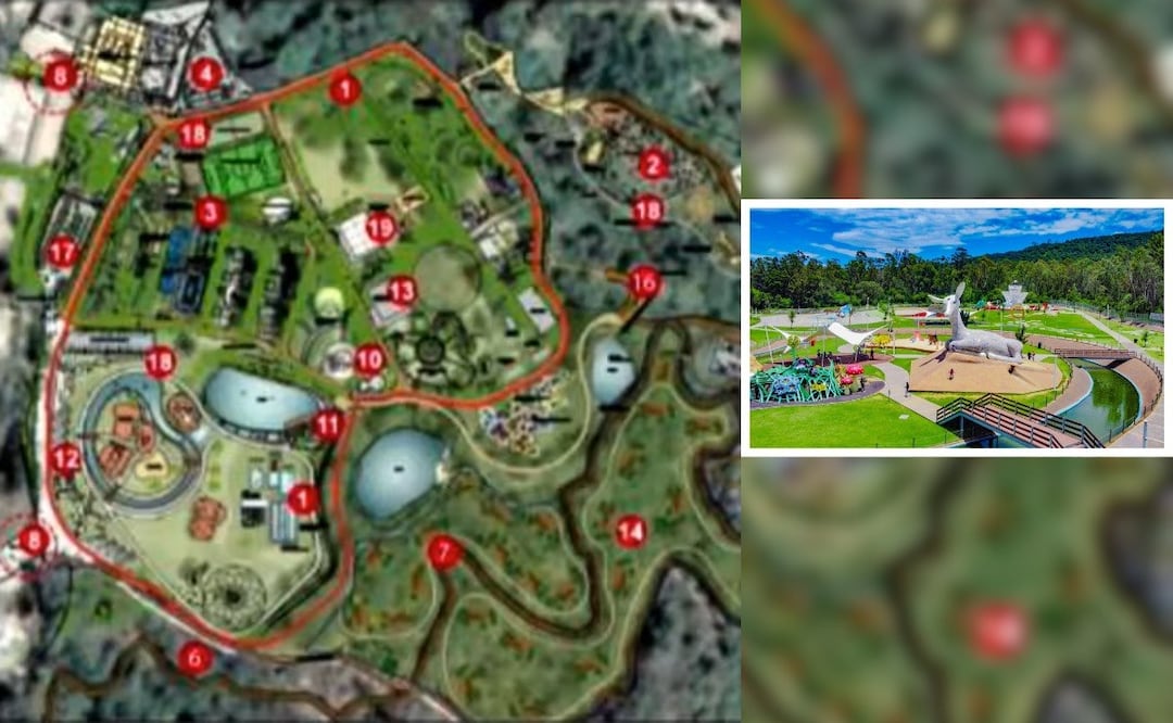 El nuevo ecoparque en Flor del Bosque incluye alberca, toboganes, tirolesa y más | Foto: FB Parque Estatal Flor del Bosque/Especial