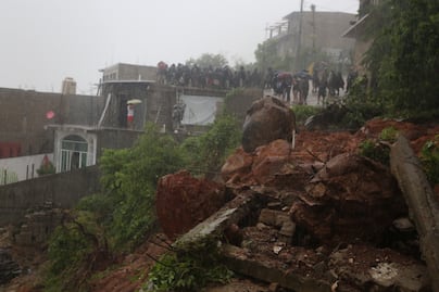 Estas son las carreteras de Puebla con derrumbes tras las lluvias