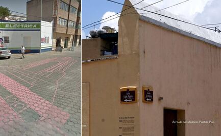 Con dibujo en el piso recuerdan a los padrotes de la zona roja de Puebla