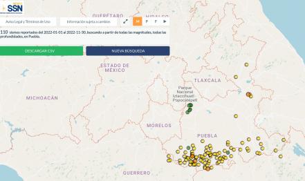 Sismos Puebla 2022. ¿En qué municipios y zonas tiembla más? MAPA