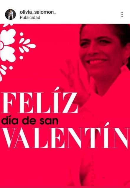 Olivia Salomón paga publicidad para promover su imagen en redes sociales 